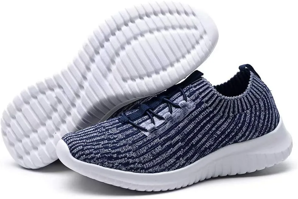 konhill Women's Comfortable Walking Shoes - Tennis Athletic Casual Slip on Sneakers