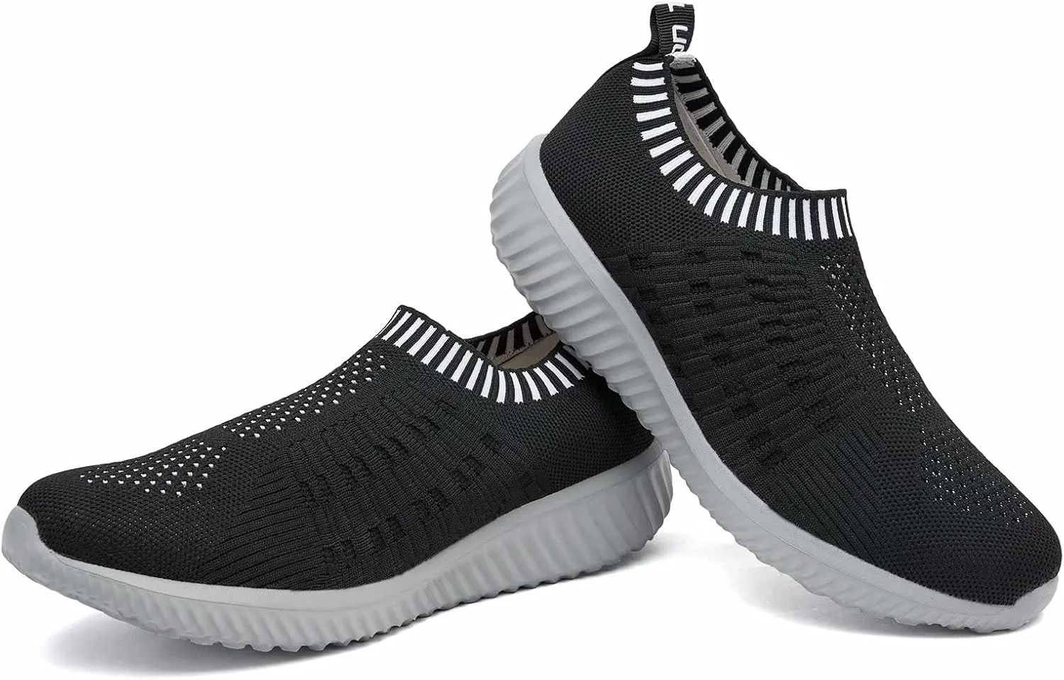 konhill Women's Slip On Walking Shoes Breathable Mesh Sneakers Work Casual Tennis Shoes