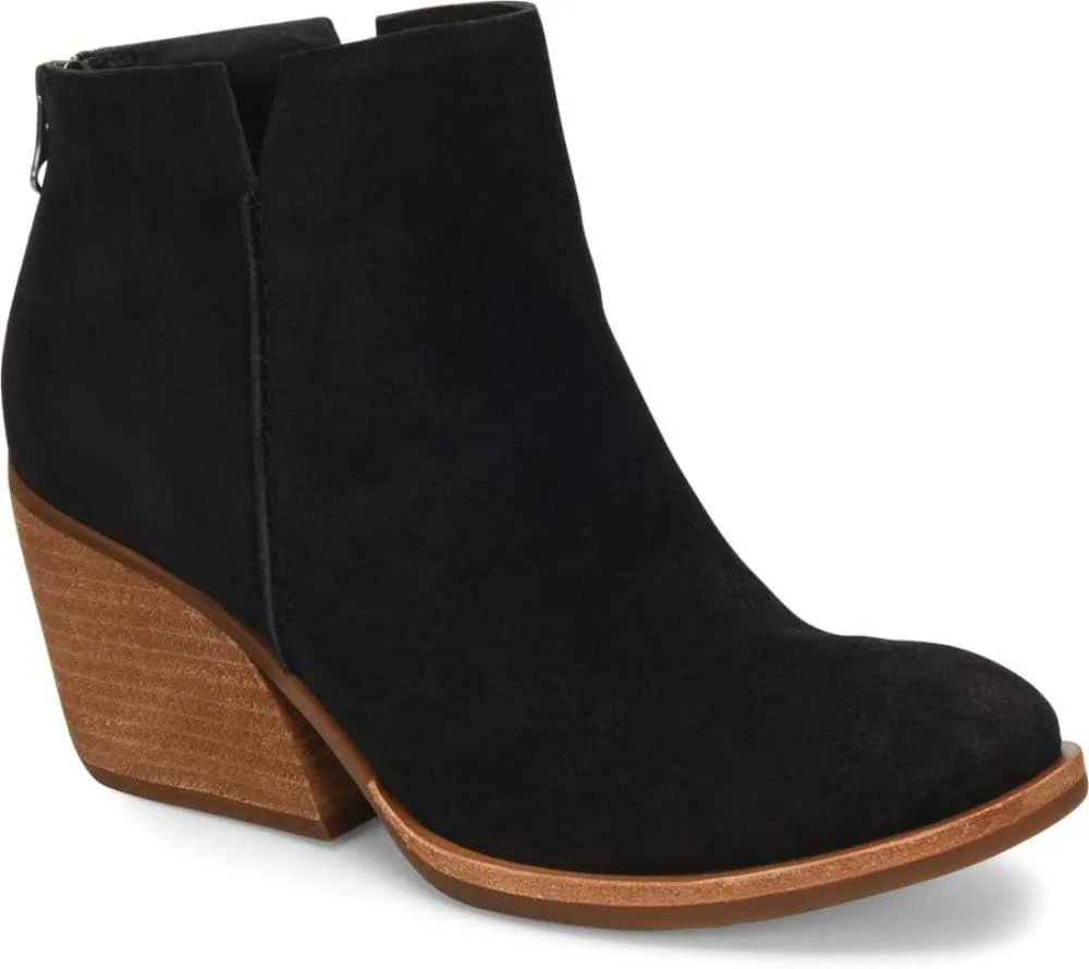 KORK-EASE Women's Chandra Stacked Wooden Heel Boot