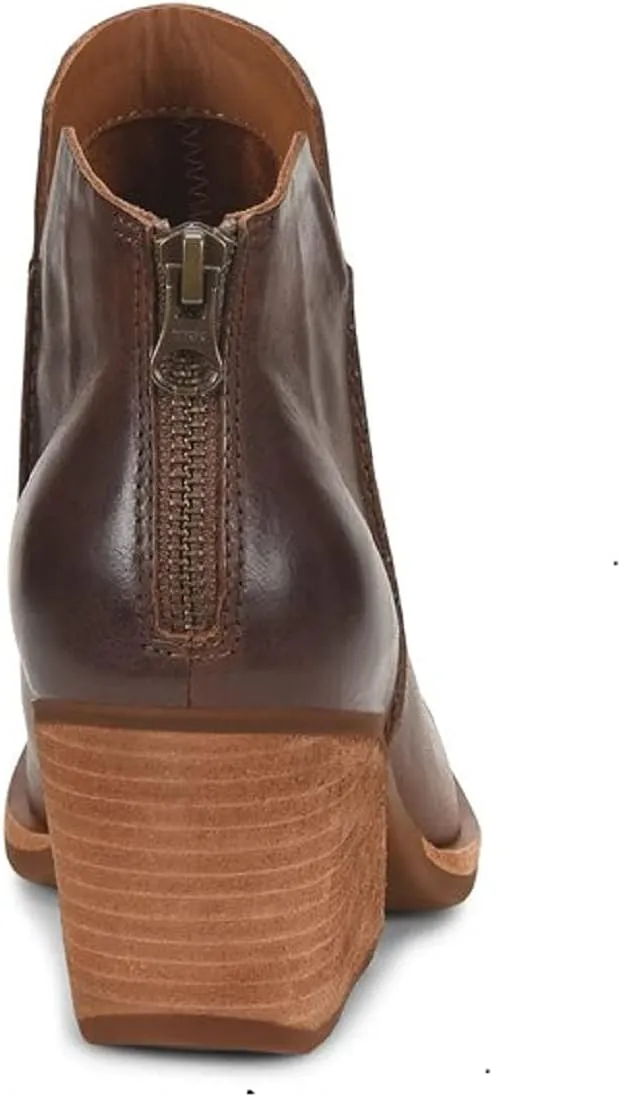 KORK-EASE Women's Chandra Stacked Wooden Heel Boot
