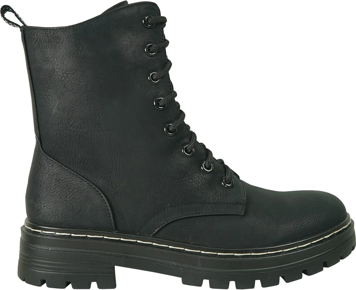 KOZI Canada Women Ankle Dressy Casual Riding Chelsea Boot LEILA Fall Boot Side Zipper Black