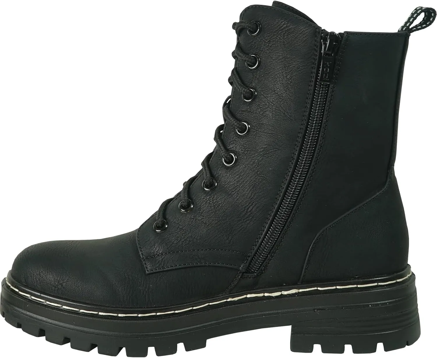 KOZI Canada Women Ankle Dressy Casual Riding Chelsea Boot LEILA Fall Boot Side Zipper Black