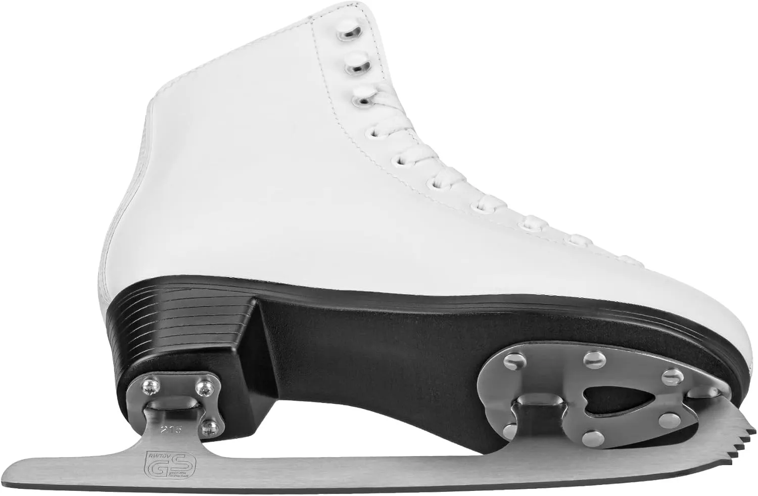 Lake Placid Cascade Girl's Figure Ice Skates White Size