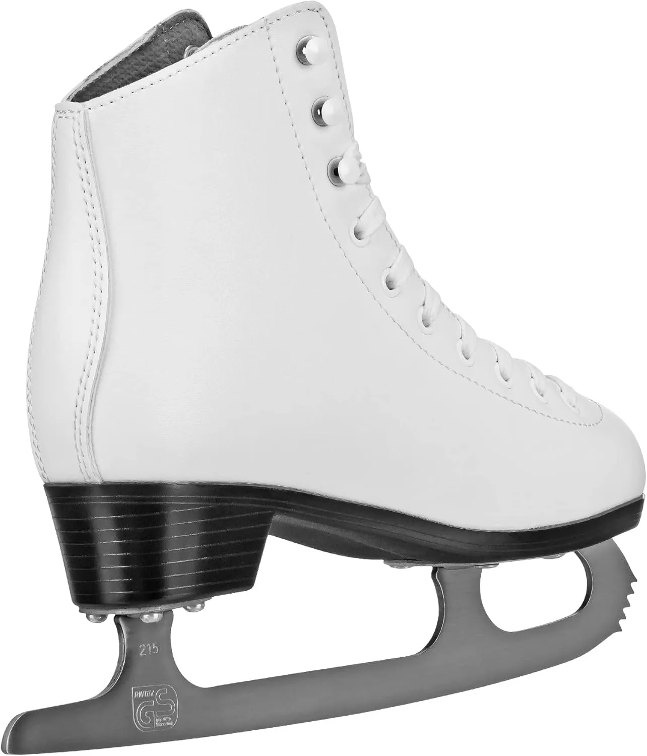Lake Placid Cascade Girl's Figure Ice Skates White Size