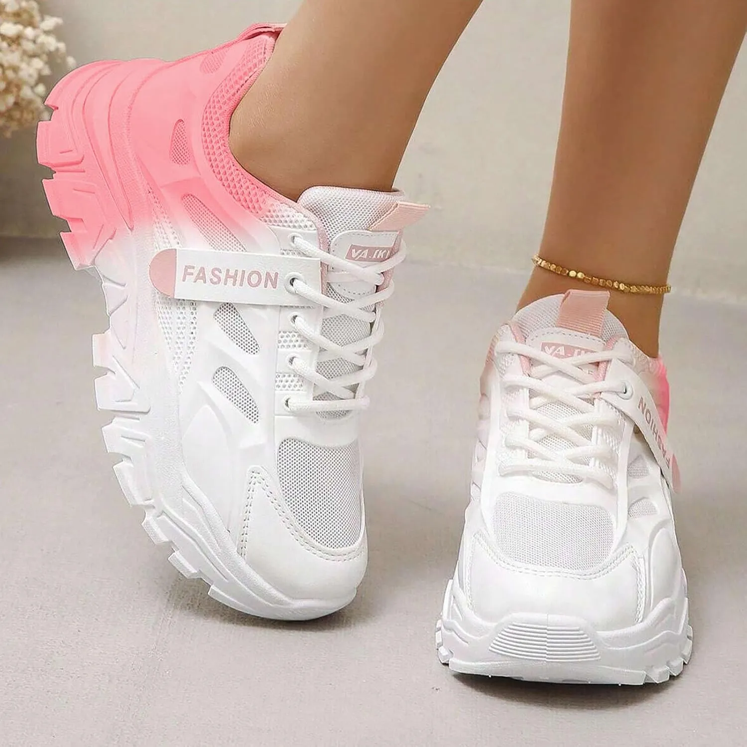 Leisure Summer Sport Shoes Running Shoes Breathable Fashion for Student and Teenagers Advantage Sneaker - Women's 7