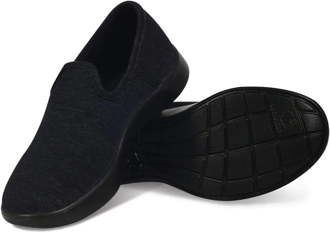 LeMouton Men's Wool Shoes Comfortable Lightweight Walking Casual Slip on