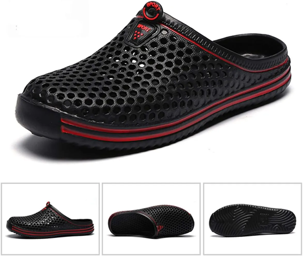 LIBINXIF Women's Garden Clogs Breathable Shoes Bathing Shoes Men's Beach Shoes Water Shoes Footwear Slippers Walking Shoes
