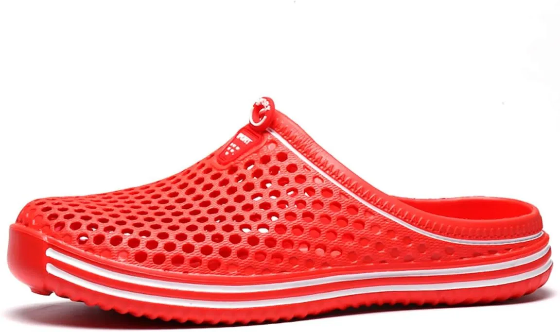 LIBINXIF Women's Garden Clogs Breathable Shoes Bathing Shoes Men's Beach Shoes Water Shoes Footwear Slippers Walking Shoes