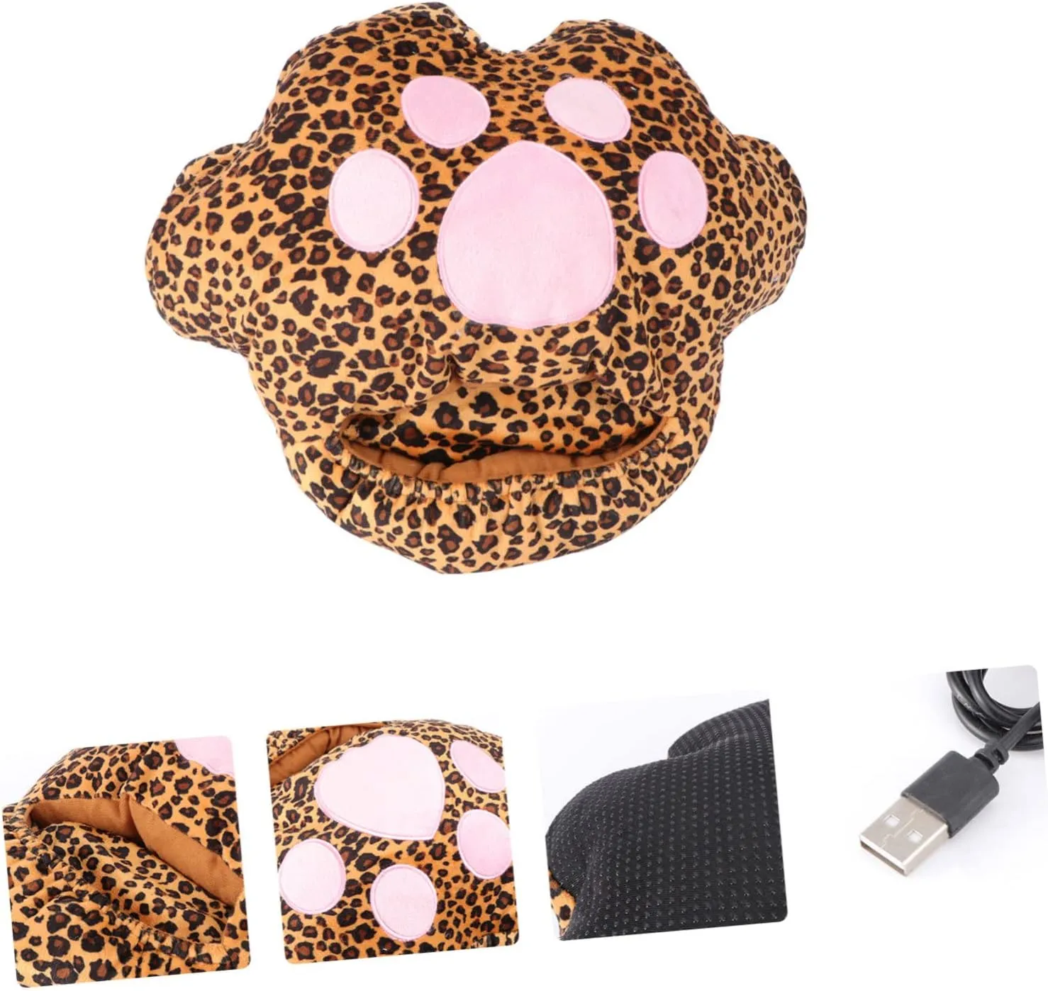 LIFKOME 1 PC USB Foot Warmer Heating Pad Heated Foot Warmer Heating Foot Warmer Winter Feet Warmer Plush