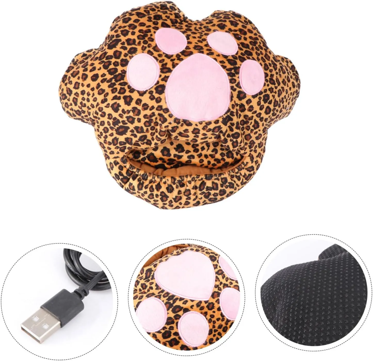 LIFKOME 1 PC USB Foot Warmer Heating Pad Heated Foot Warmer Heating Foot Warmer Winter Feet Warmer Plush
