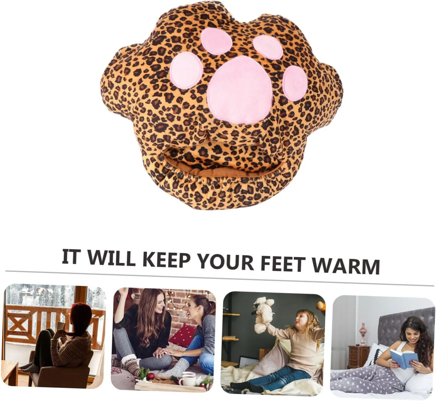 LIFKOME 1 PC USB Foot Warmer Heating Pad Heated Foot Warmer Heating Foot Warmer Winter Feet Warmer Plush