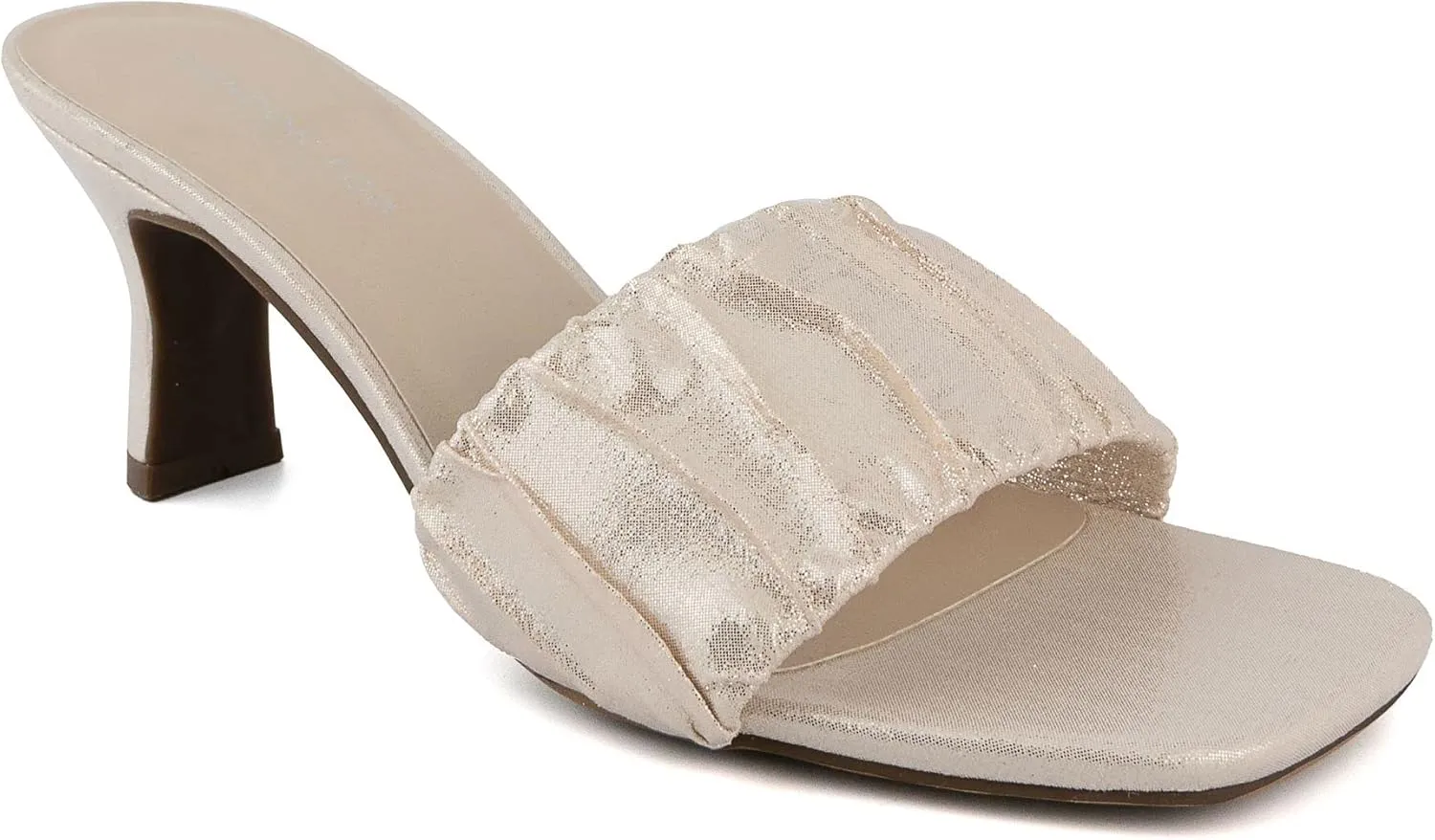 LONDON FOG Womens Leana Dress Sandal Womens comfort Heeled Sandals