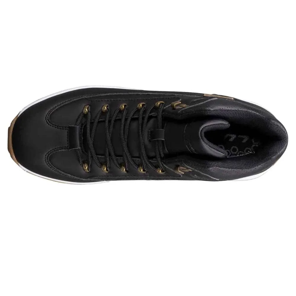 Lugz Men's Rapid Fashion Sneaker, Black/White/Gum, 7 M US