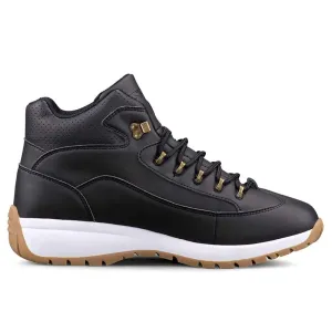 Lugz Men's Rapid Fashion Sneaker, Black/White/Gum, 7 M US