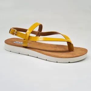 Madison - Toe Thong Sandal Sandal - Yellow