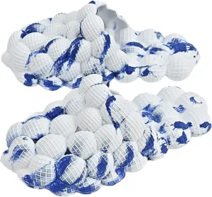 Massage Bubble Slides Slippers for Women Men, Funny Lychee Non-Slip Spa Slippers, Gym House Slippers Shower Bedroom Slippers, Thick Sole Spa Slides Slippers