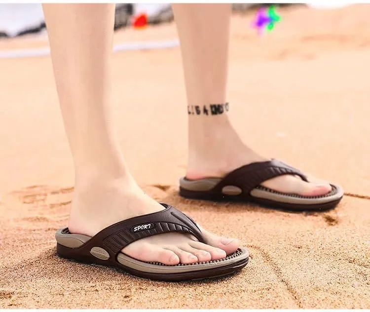 Massage Flip Flops for Men & Women, Acupressure Sandals Massage Slippers, Relief Plantar Fasciitis Heel Arch Arthritis Pain