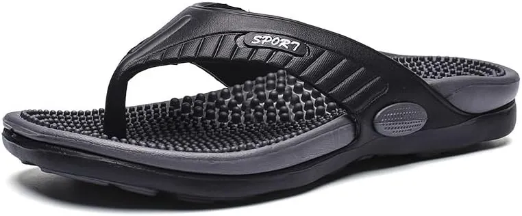 Massage Flip Flops for Men & Women, Acupressure Sandals Massage Slippers, Relief Plantar Fasciitis Heel Arch Arthritis Pain