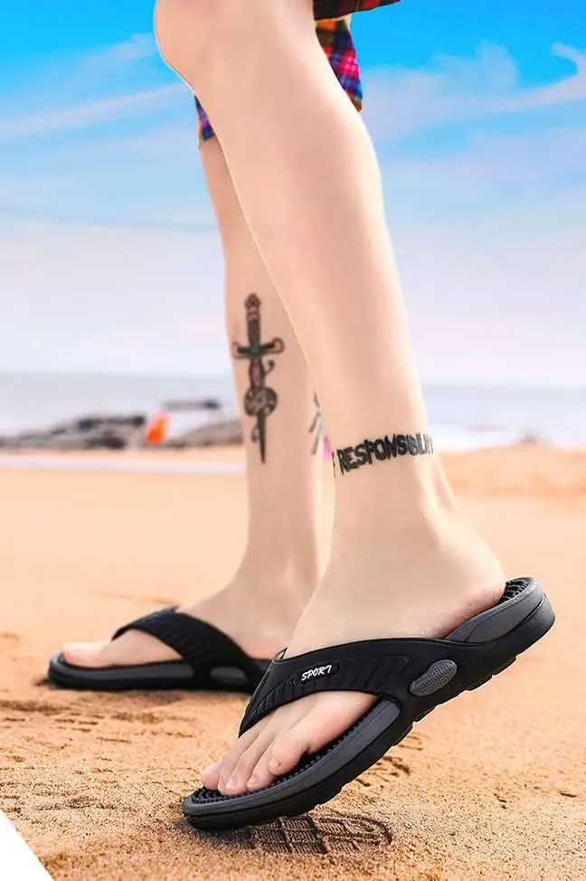 Massage Flip Flops for Men & Women, Acupressure Sandals Massage Slippers, Relief Plantar Fasciitis Heel Arch Arthritis Pain