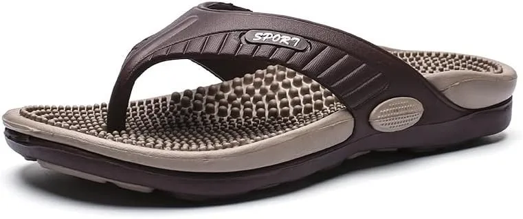Massage Flip Flops for Men & Women, Acupressure Sandals Massage Slippers, Relief Plantar Fasciitis Heel Arch Arthritis Pain