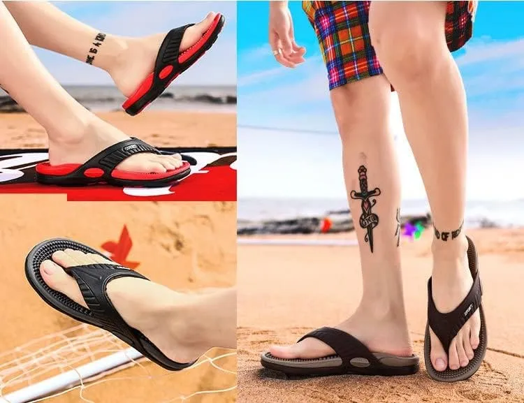 Massage Flip Flops for Men & Women, Acupressure Sandals Massage Slippers, Relief Plantar Fasciitis Heel Arch Arthritis Pain