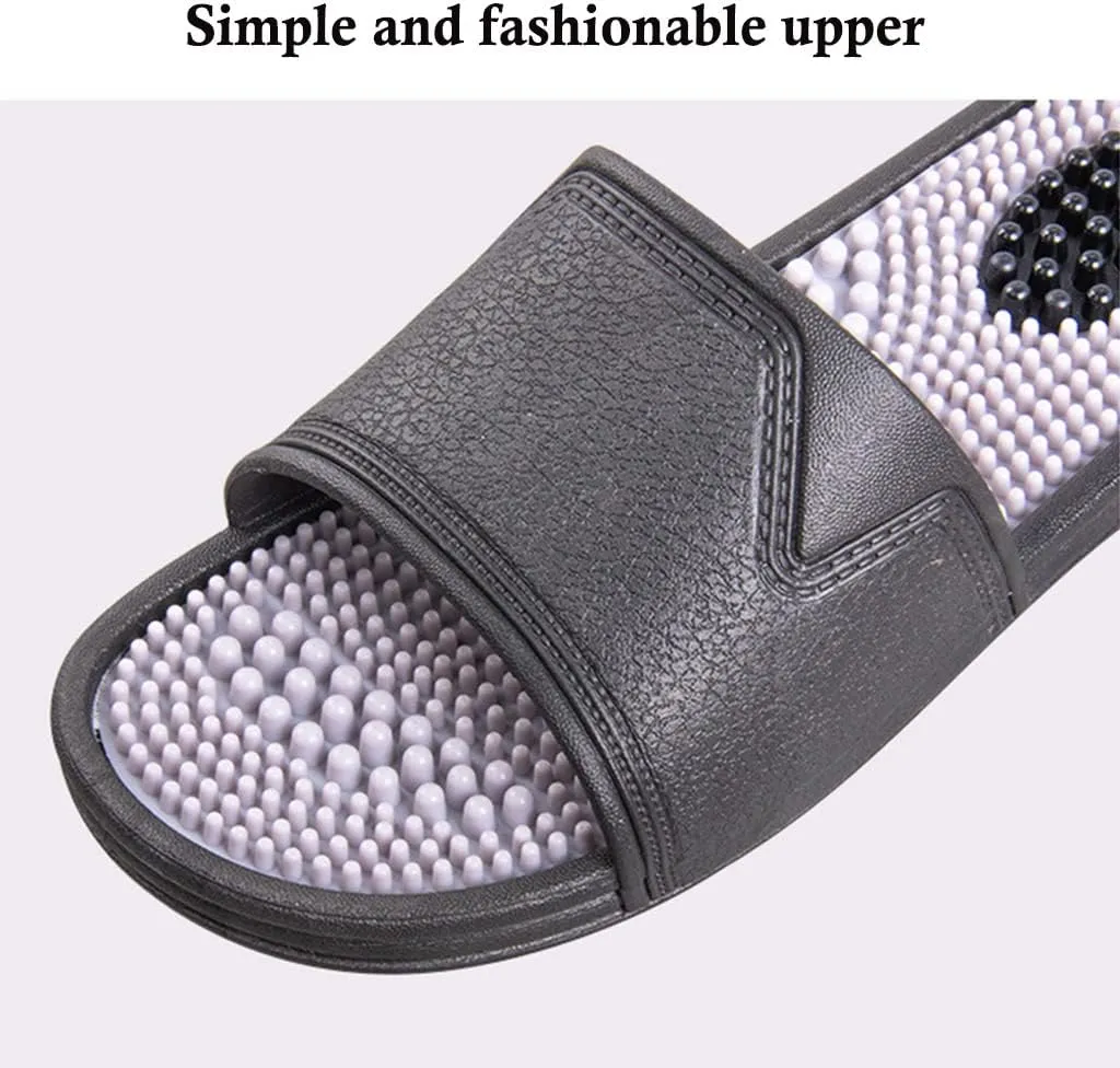 Massage Slippers Acupressure Foot Open Toe Sandals Reflexology,Shower Therapeutic Arch Pain Relief Fasciitis Non-Slip Shoes,indoor anti Slip Couple Massage Sandals