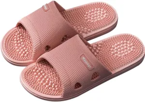 Massage Slippers for Women Men Acupressure Foot Plantar Fasciitis Sliders House Ladies Reflexology Sandals Shower Shoes Non-Slip Quick Drying Pool Beach Indoor Outdoor