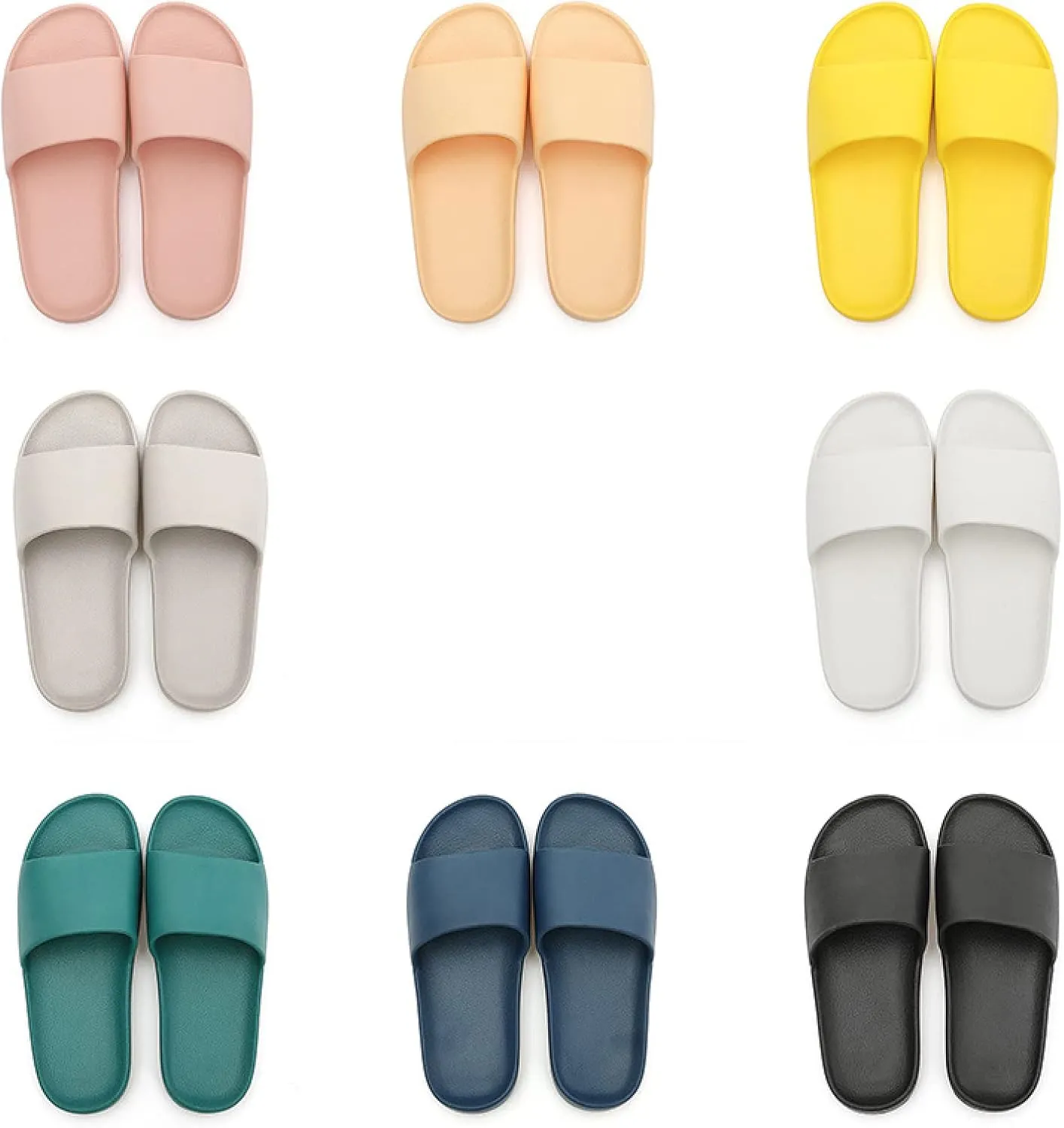 Massage Slippers Shoes for Men Women,Feet Sole Point Massage Slippers,Non-Slip Home Slippers, Summer Couple Bathroom Slippers,Green,37-38