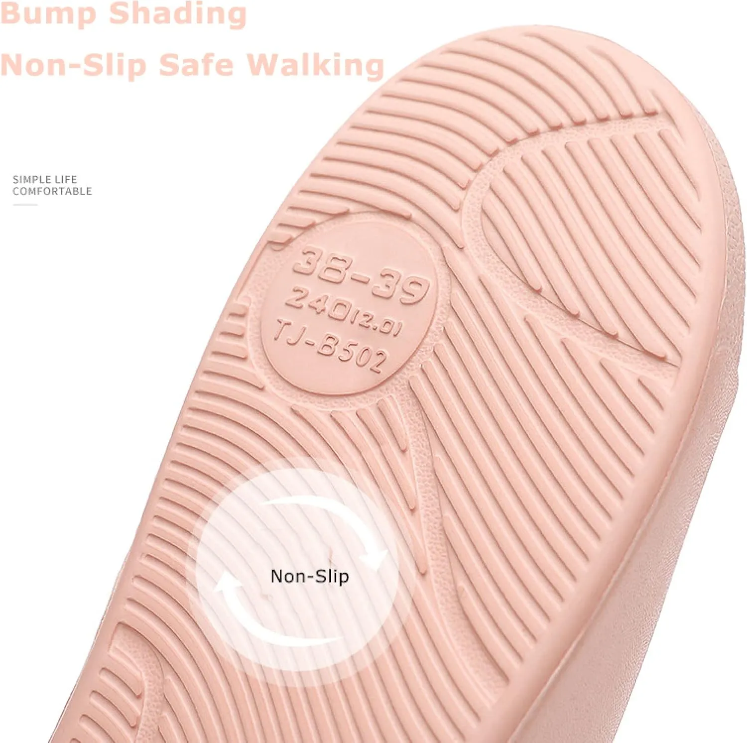 Massage Slippers Shoes for Men Women,Feet Sole Point Massage Slippers,Non-Slip Home Slippers, Summer Couple Bathroom Slippers,Green,37-38