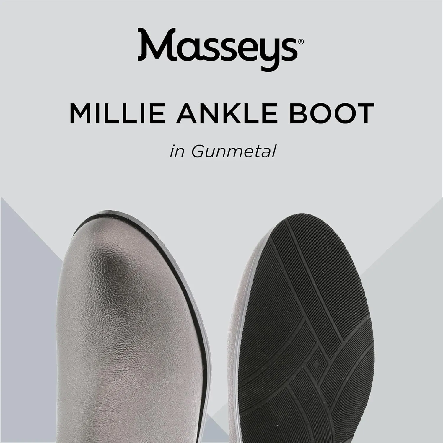 Masseys Women's Millie Ankle Boot with Buckle Detail