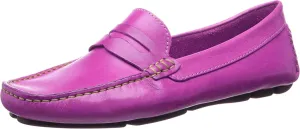 Massimo Matteo Penny Keeper - Loafers for Women - Rich Nubuck - Leather Upper - Cushioned Leather Footbed