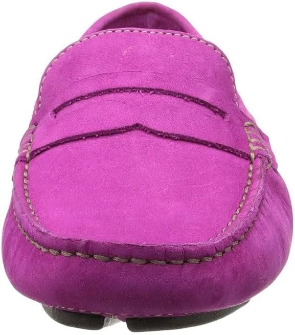 Massimo Matteo Penny Keeper - Loafers for Women - Rich Nubuck - Leather Upper - Cushioned Leather Footbed