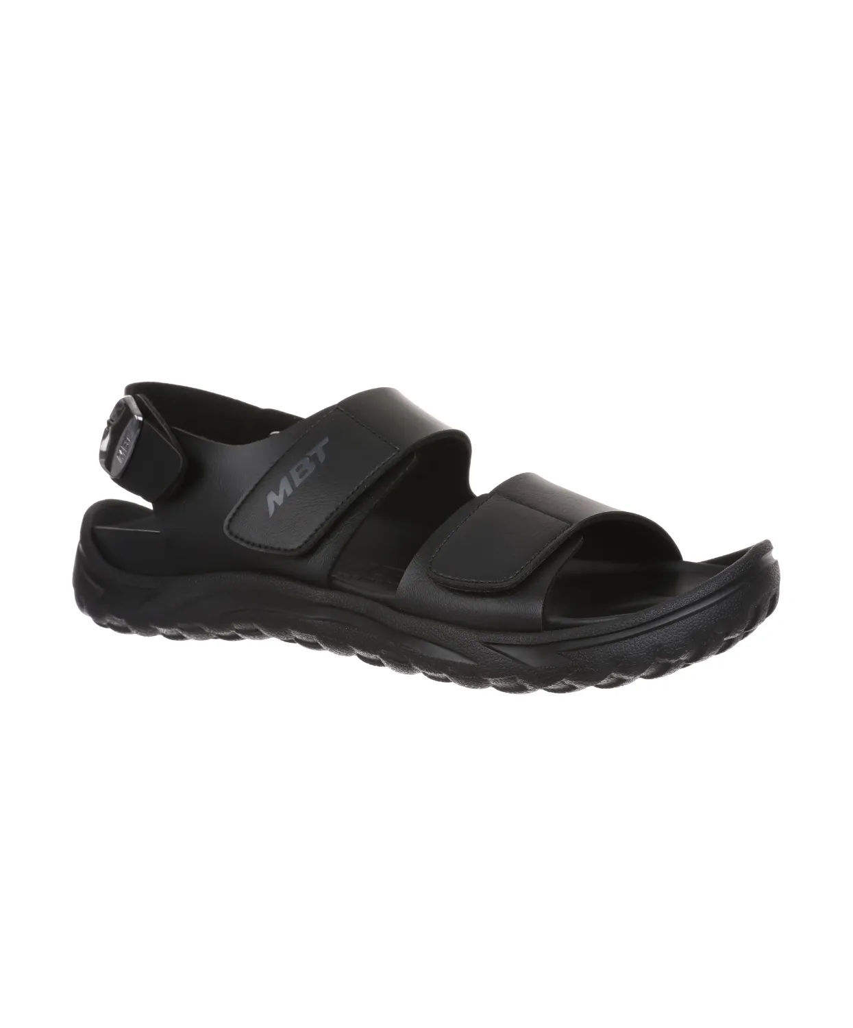 MBT Nagano Black/Black Mens Recovery Sandals