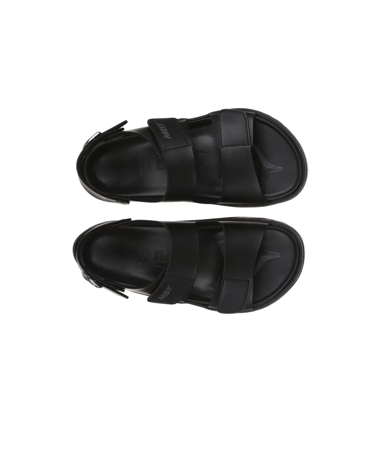 MBT Nagano Black/Black Mens Recovery Sandals