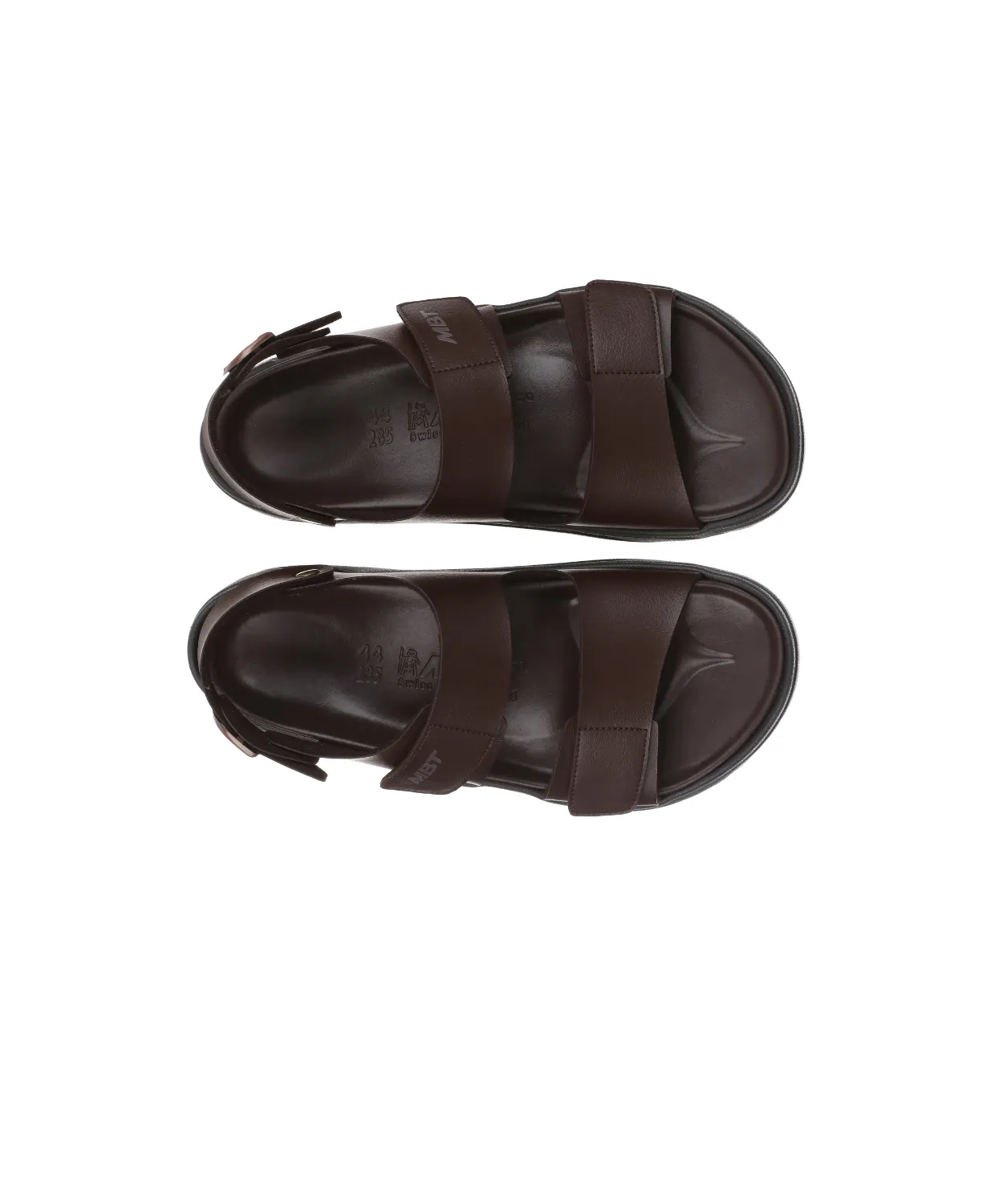 MBT Nagano Dark Brown Mens Recovery Sandals