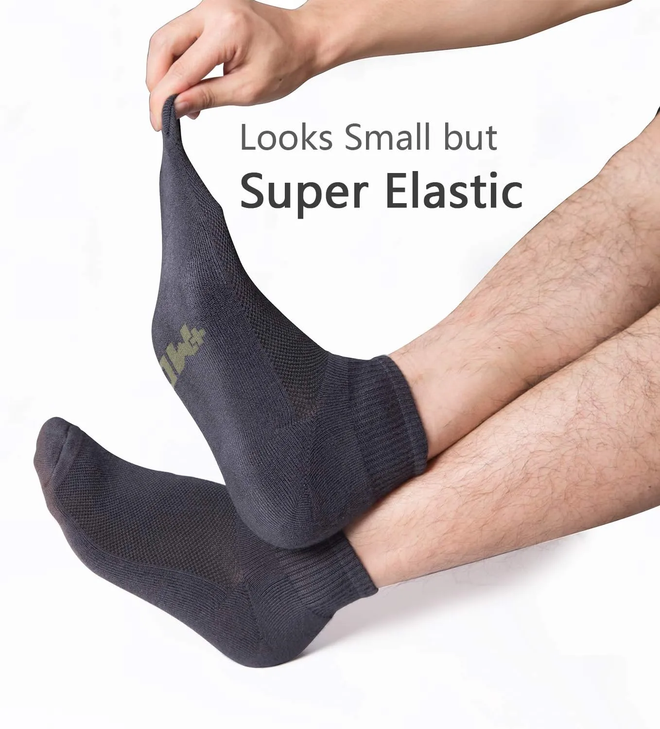  MD 6 Pairs Ankle Quarter Socks for Women and Men, Smell Control Cushioned Sole Casual Athletic Socks