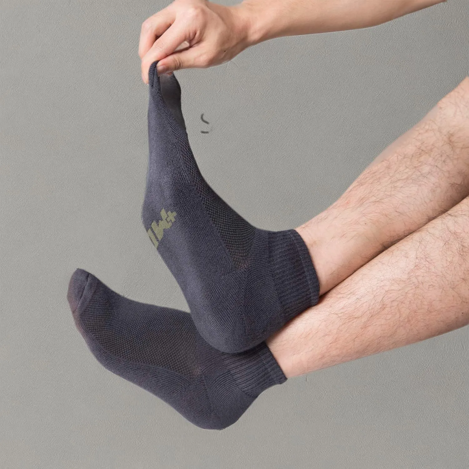  MD 6 Pairs Ankle Quarter Socks for Women and Men, Smell Control Cushioned Sole Casual Athletic Socks