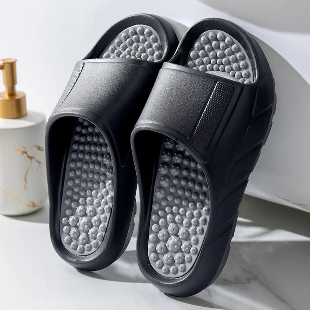 Men & Women Massage Slippers,Outdoor Indoor Home Foot Massage Shoes,Acupoints Foot Therapy Shoes,Foot Massage Particles,Home Indoor Massage Sandals