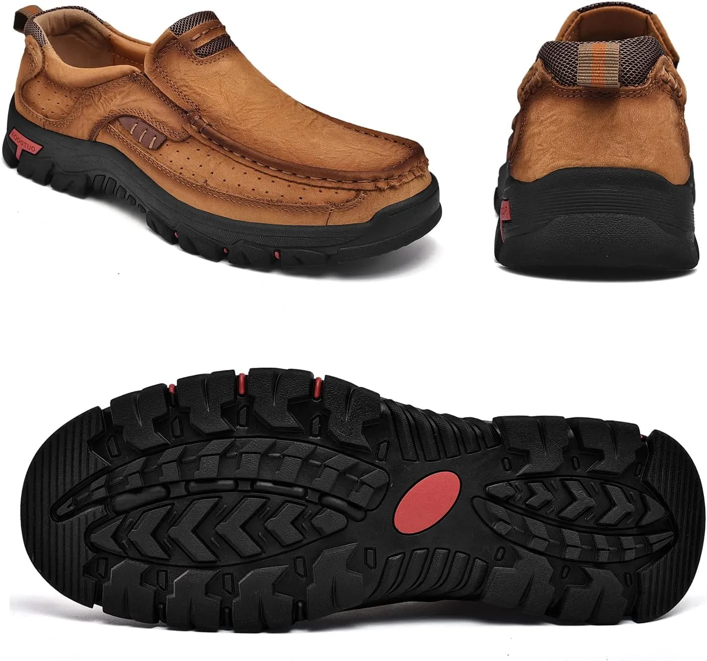 Men Casual Shoes Leather Slip On Loafers Walking Shoes for Work Office Dress Outdoor