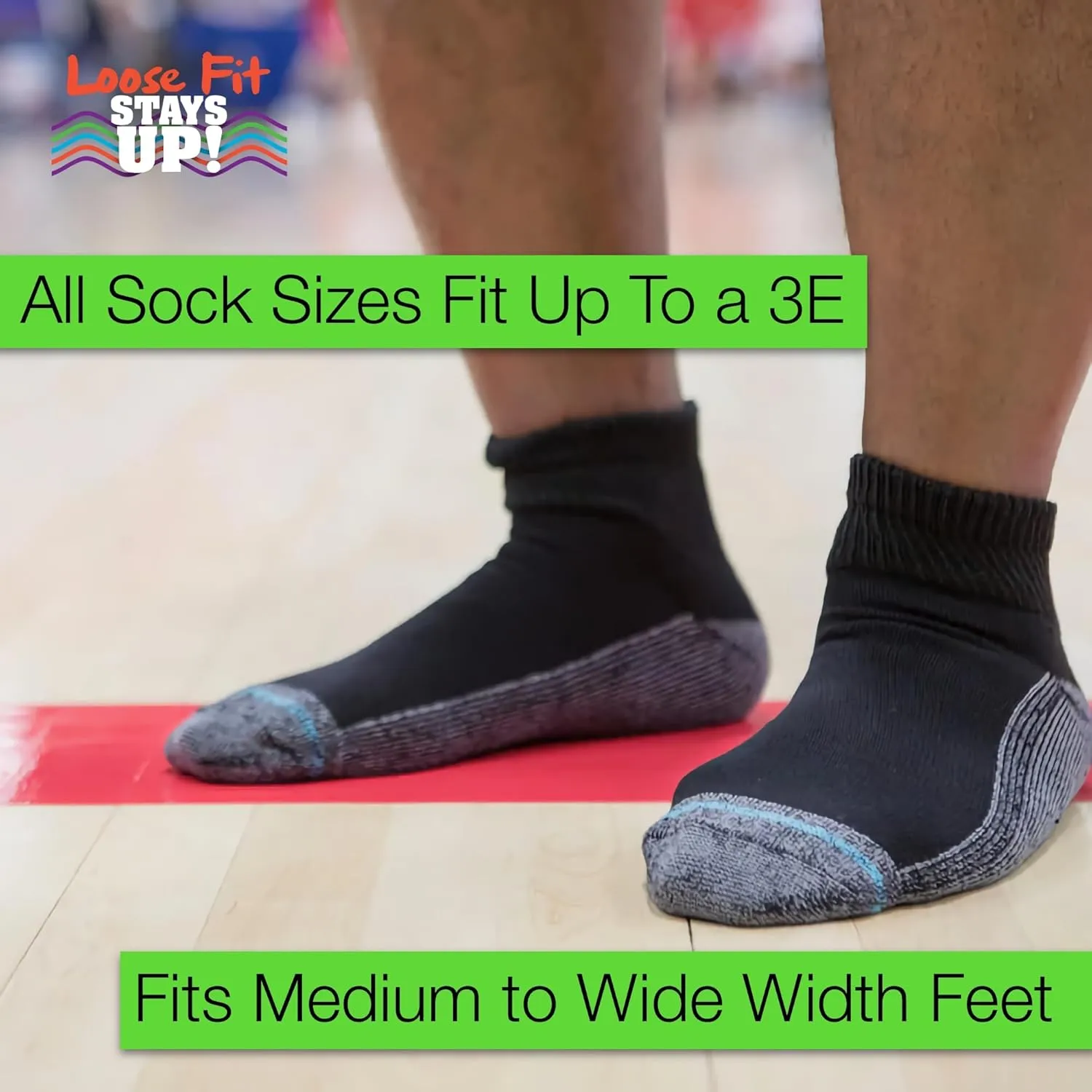 Men's and Women's Casual Lower Cut Socks (Pack of 3) Made in USA, Cushioned Sole