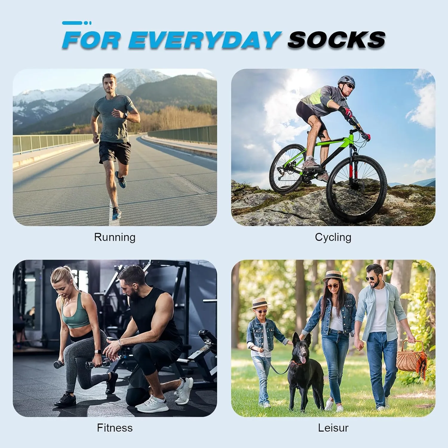Mens Ankle Running Socks, Athletic Cushioned Low Cut Moisture Wicking Cotton Short Sports Socks, 6 Pairs
