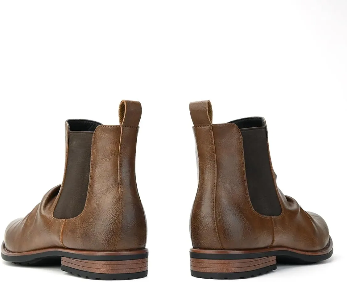 Men's Chelsea Boots Casual Dress Boots Ankle Slip On Boots