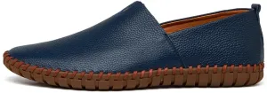 Men's Driving Loafers Leather Casual Slip On Shoes