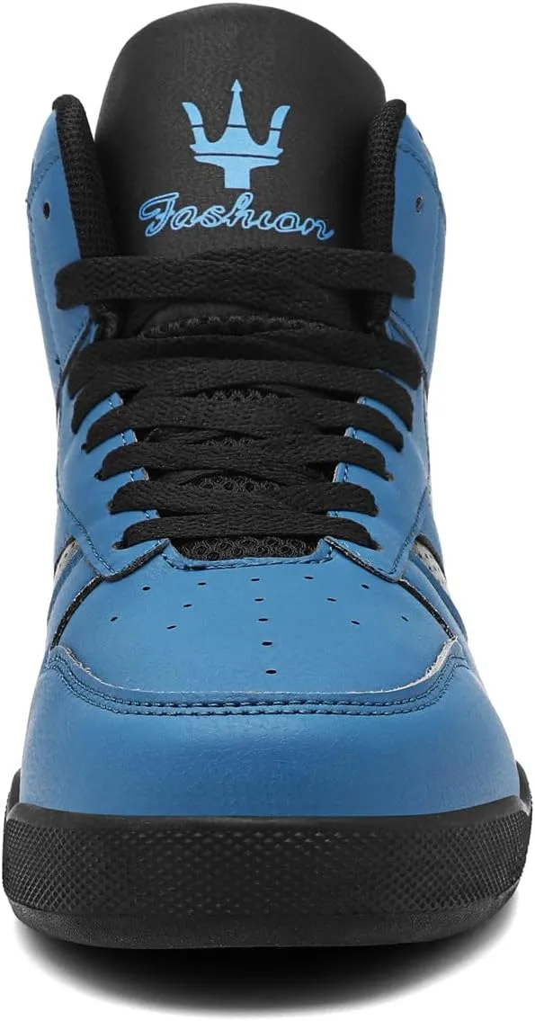Men's Fashion High Top Sneakers Casual Walking Shoes