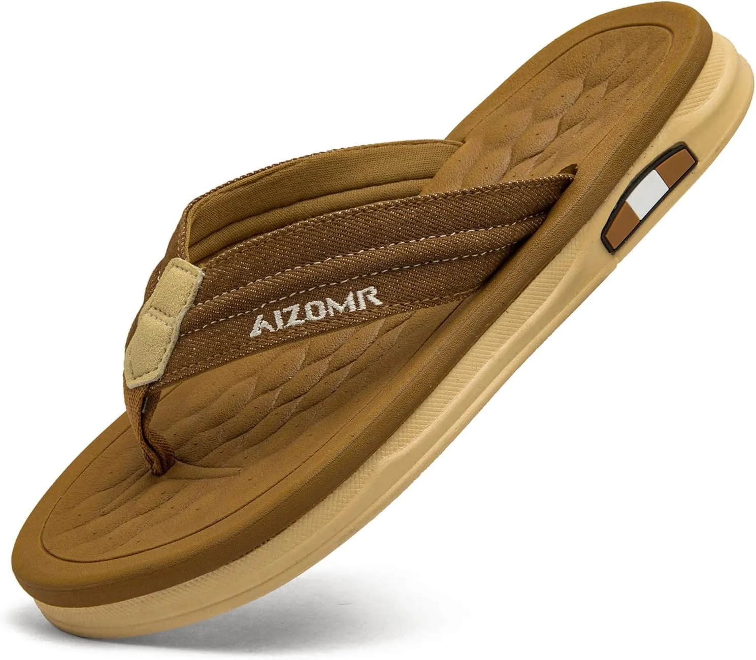 Men's Flip Flop Beach Thongs Sandals Durable Comfort Slippers Quick-Dry Flip-Flop Slides Indoor and Outdoor Comfort Ultra Soft Footbed