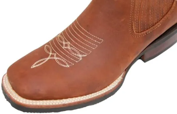 Men's Genuine Leather Short Ankle Boot