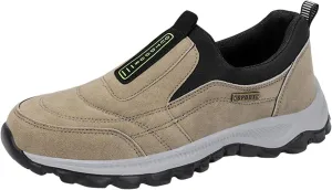 Men’s Hiking Shoes Breathable Lightweight Walking Shoes Slip on Workout Shoes for Trekking Camping Walking Fishing