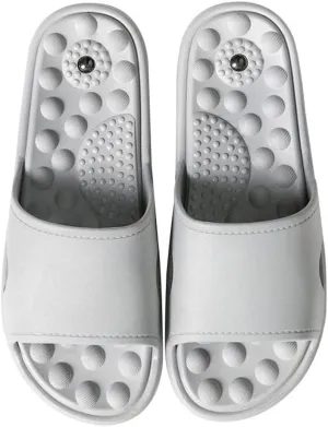 Mens House Slippers for Women, Sole Magnet Massage Slippers for Men and Women, Bathroom Quick-drying Sandals Couples Slippers Non-slip Bath Spa Shoes with Arch Support