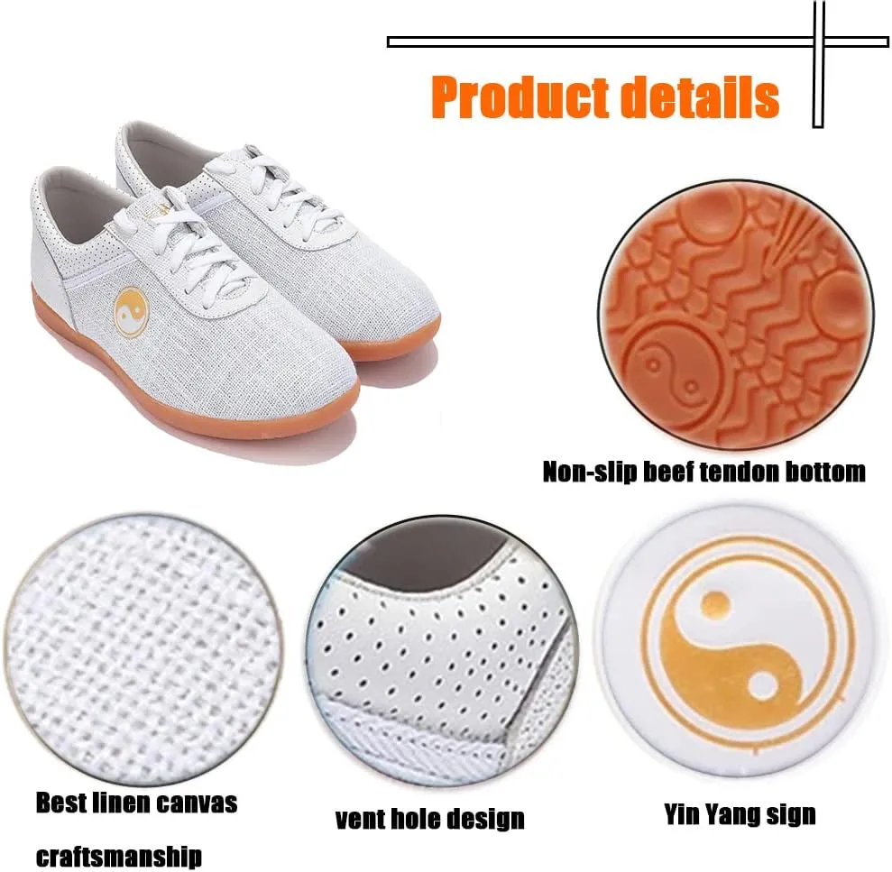 Men's Kung Fu Tai Chi Shoes,Slip-on Style, Casual,Suitable for Indoor/Outdoor use