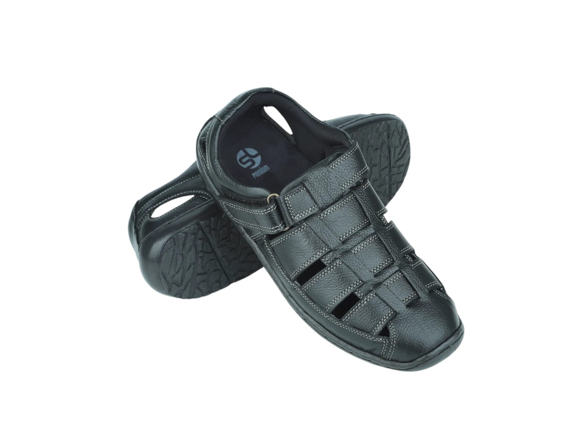 Mens Premium leather fisherman sandal 93230